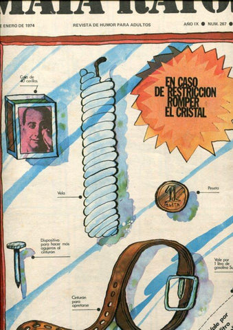 Mata Ratos revista numero 267 del 15.1.1974: Romper el cristal