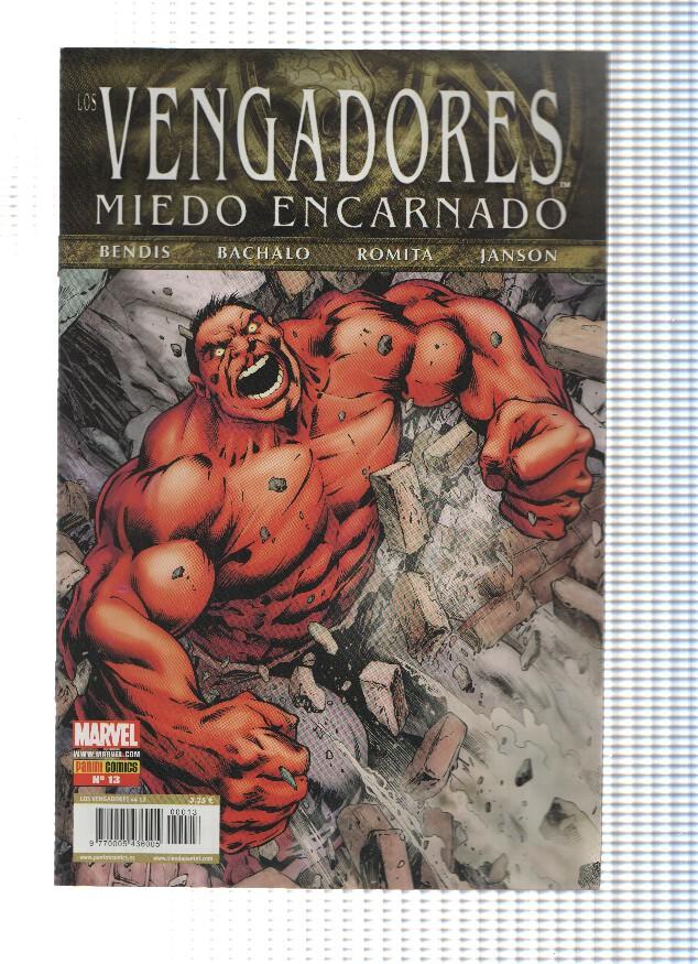 LOS VENGADORES, Volumen 4: Numero 13: Miedo Encarnado (Panini 2012)