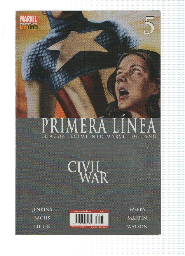 CIVIL WAR / PRIMERA LINEA, Numero 05: Infiltrados - Paul Jenkins (Panini 2007)