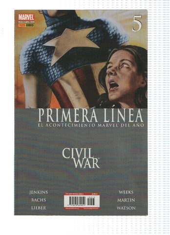 CIVIL WAR / PRIMERA LINEA, Numero 05: Infiltrados - Paul Jenkins (Panini 2007)