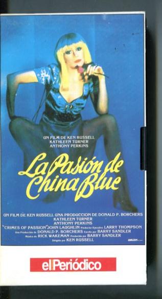 VHS: La pasion de China Blue