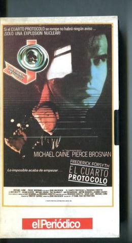 VHS: El cuarto protocolo con Michael Caine y Pierce Brosnan