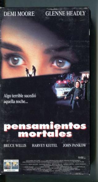 VHS: Pensamientos mortales por Demi Moore y Glenne Headly
