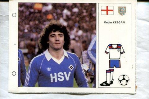 Estrellas del Mundial 82 numero 086: Kevin Keegan de Inglaterra