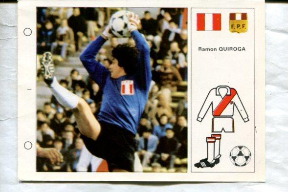Estrellas del Mundial 82 numero 106: Ramon Quiroga de Peru