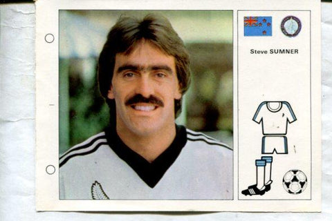 Estrellas del Mundial 82 numero 103: Steve Sumner de Nueva Zelanda