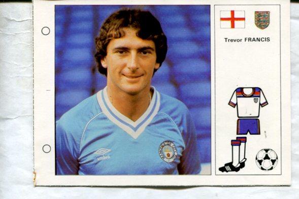Estrellas del Mundial 82 numero 087: Trevor Francis de Inglaterra