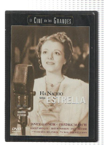 DVD-Cine: HA NACIDO UNA ESTRELLA - Janet Gaynor, Fredric March (El Cine de los Grandes)