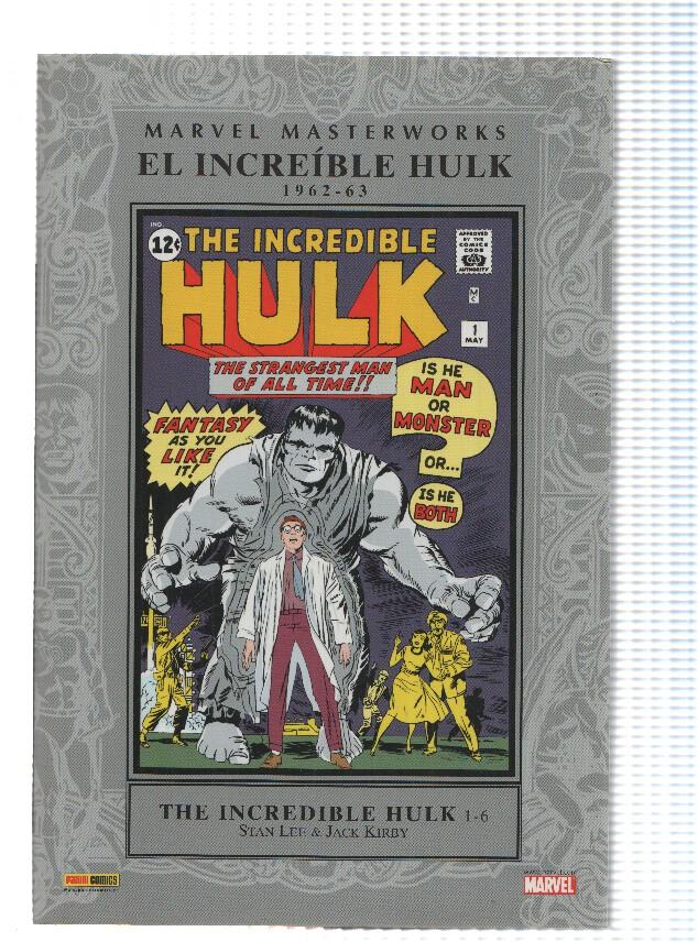 Marvel Masterworks: EL INREIBLE HULK: Volumen 1 - Stan Lee (Panini 2008)