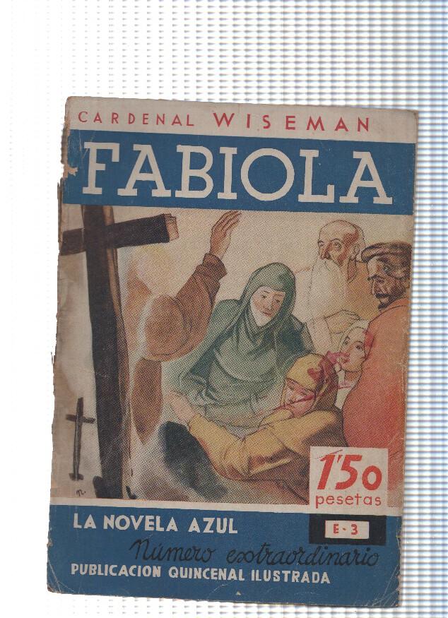 La Novela azul numero AE 3: Fabiola (cubierta suelta)