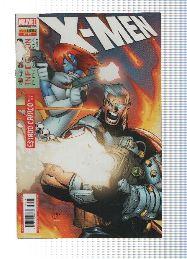 X-MEN, Volumen 1, Numero 25: Infeccion Primaria 3, Estado Critico 1 (Panini 2007)