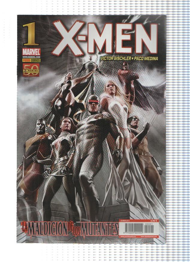 X-MEN, Volumen 2, Numero 01: La Maldicion de los Mutantes 1 (Panini 2012)