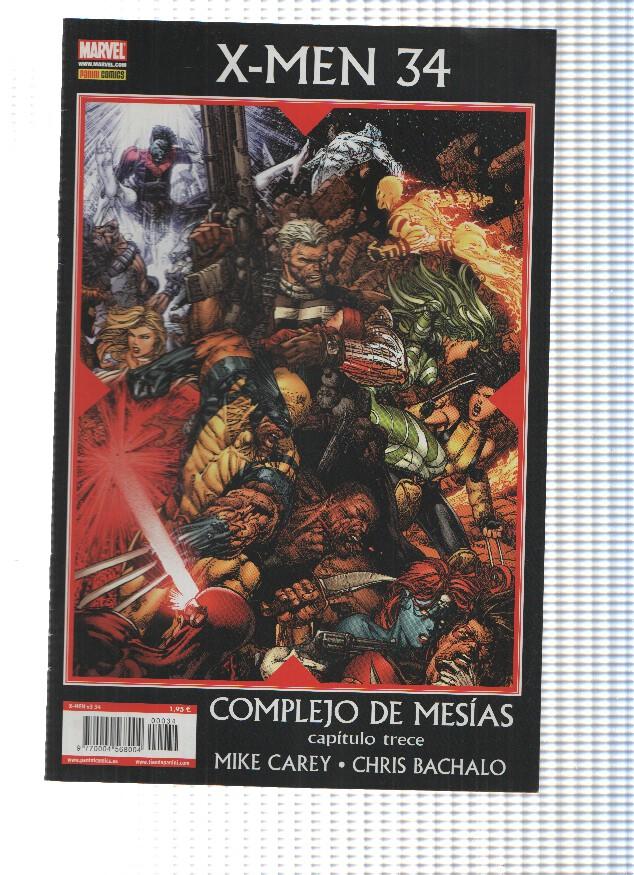 X-MEN, Volumen 3, Numero 34: Complejo de Mesias 13 (Panini 2008)