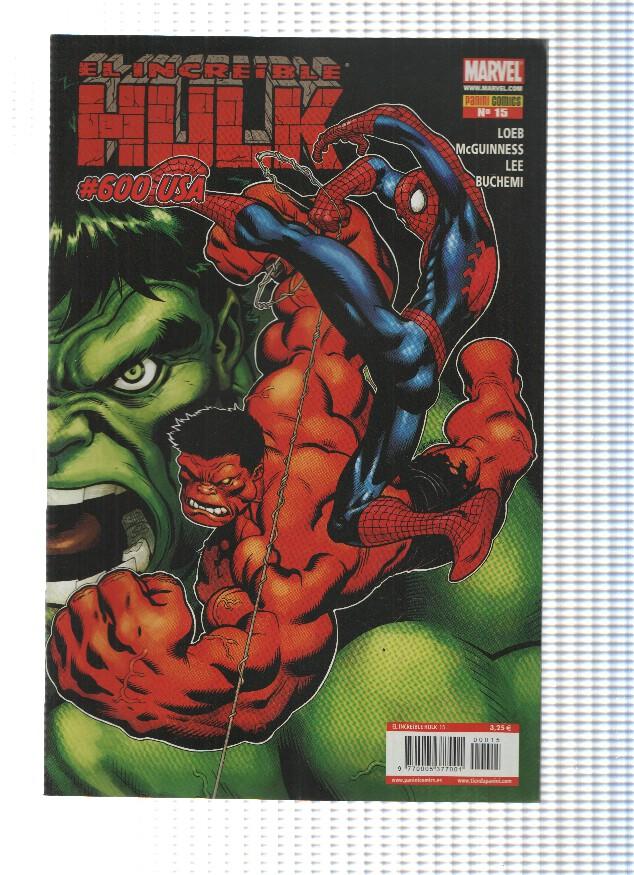 EL INCREIBLE HULK, Volumen 1: Numero 15: Ver Rojo, Un Hulk de muchos Colores (Panini 2009)