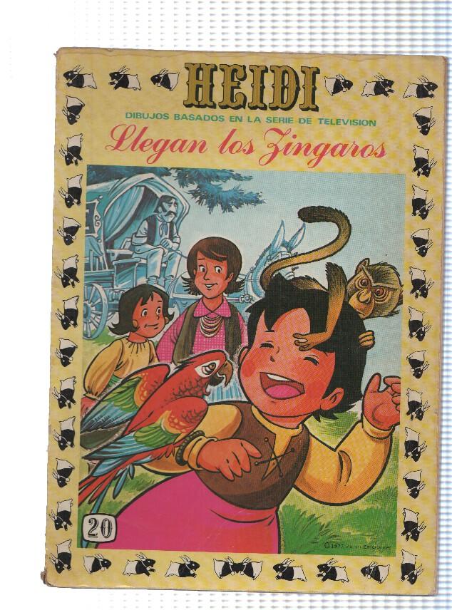 Album: Heidi numero 20: Llegan los Zingaros