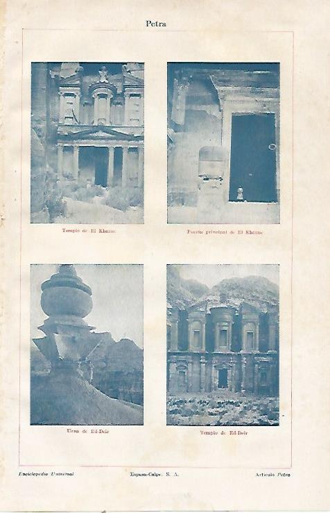 LAMINA ESPASA 23128: Petra Jordania