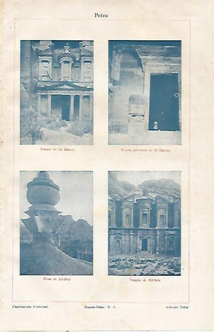 LAMINA ESPASA 23128: Petra Jordania