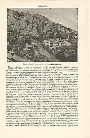 LAMINA ESPASA 23135: Castillo del Petrarca en Francia