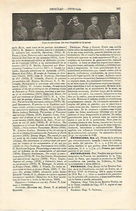 LAMINA ESPASA 23158: Tipos de petroleras