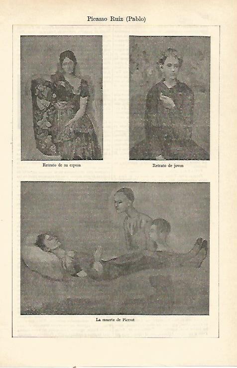LAMINA ESPASA 23184: Retratos por Picasso