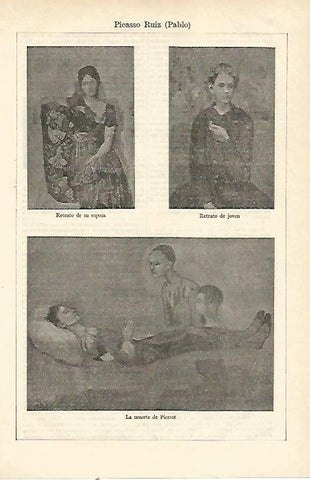 LAMINA ESPASA 23184: Retratos por Picasso
