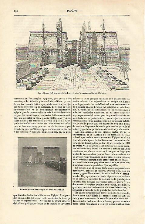 LAMINA ESPASA 23243: Templo de Luxor Egipto