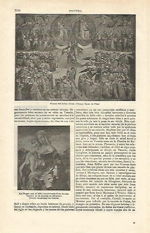 LAMINA ESPASA 23274: Fresco del Juicio Final en Campo Santo de Pisa