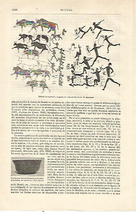 LAMINA ESPASA 23277: Dibujo de los bosquimanos