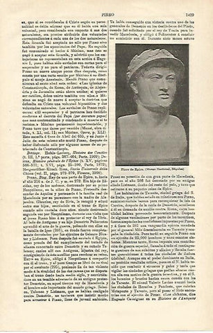 LAMINA ESPASA 23309: Articulo de Pirro de Epuro