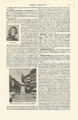 LAMINA ESPASA 23317: Monumento a Jose Parini en Milan