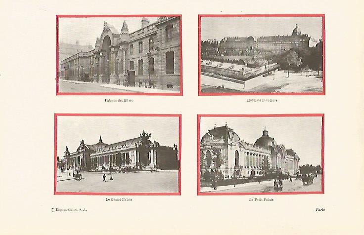 LAMINA ESPASA 23326: Eliseo Hotel de Invalidos Grand Palais y Petit Palais de Paris