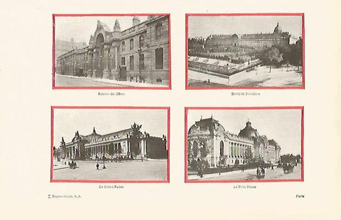 LAMINA ESPASA 23326: Eliseo Hotel de Invalidos Grand Palais y Petit Palais de Paris