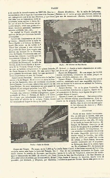 LAMINA ESPASA 23332: Bulevar de San Martin en Paris
