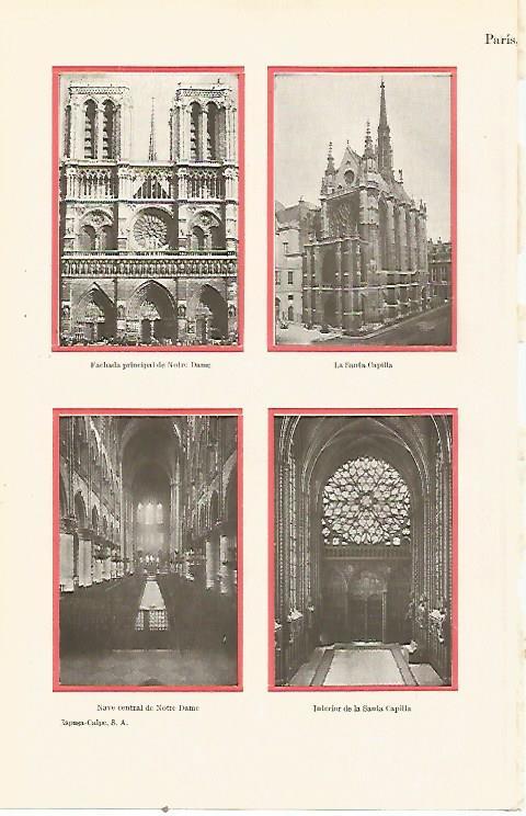 LAMINA ESPASA 23337: Notre Dame y Santa Capilla de Paris