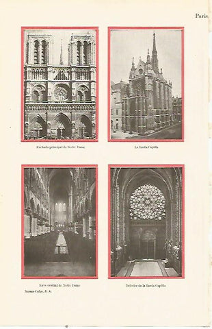 LAMINA ESPASA 23337: Notre Dame y Santa Capilla de Paris