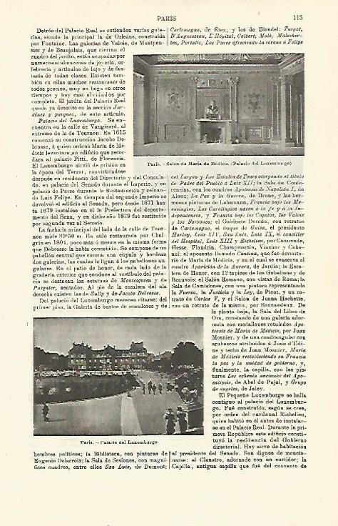 LAMINA ESPASA 23339: Salon de Maria de Medicis en el Palacio de Luxemburgo de Paris