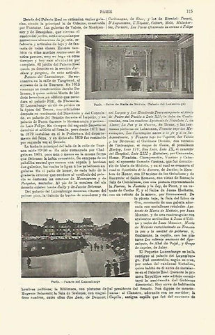LAMINA ESPASA 23339: Salon de Maria de Medicis en el Palacio de Luxemburgo de Paris