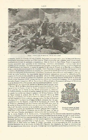 LAMINA ESPASA 23354: Paris 1870-71 por Missonnier
