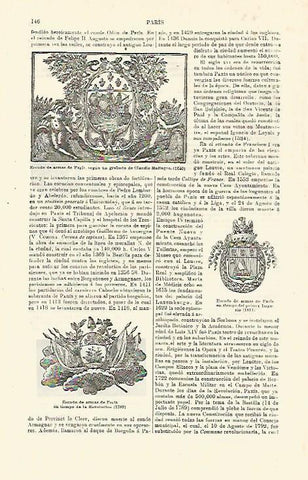 LAMINA ESPASA 23355: Escudo de armas de Paris