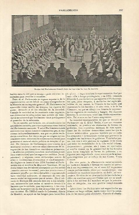 LAMINA ESPASA 23358: Sesion del Parlamento de Francia