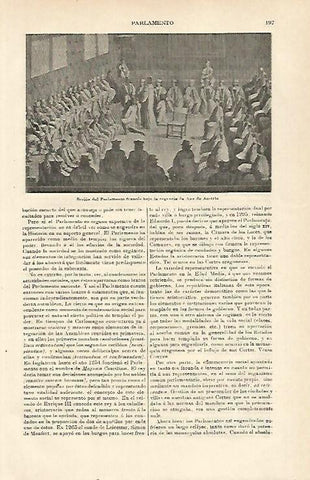 LAMINA ESPASA 23358: Sesion del Parlamento de Francia