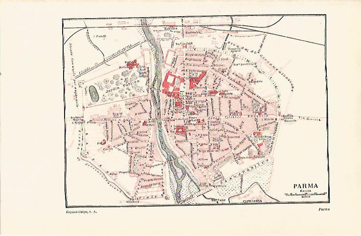 LAMINA ESPASA 23360:Plano de Parma
