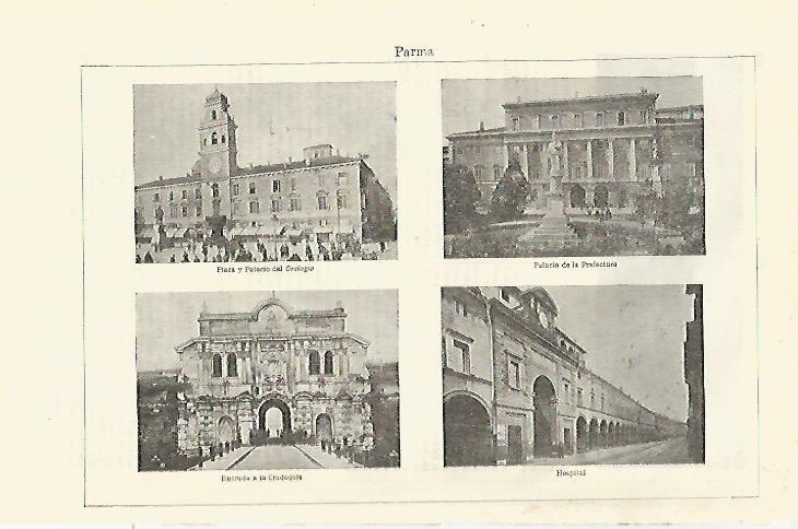 LAMINA ESPASA 23361: Vistas de Parma