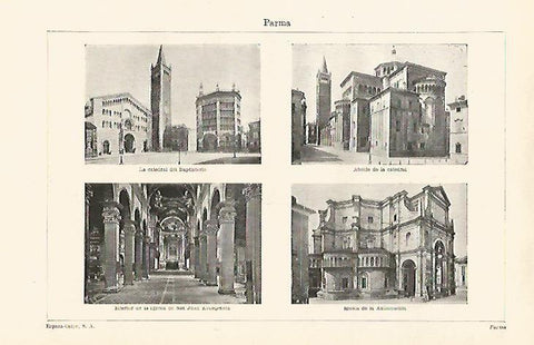 LAMINA ESPASA 23363: Catedral de Parma