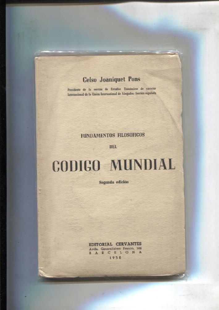 Fundamentos Filosoficos del Codigo Mundial