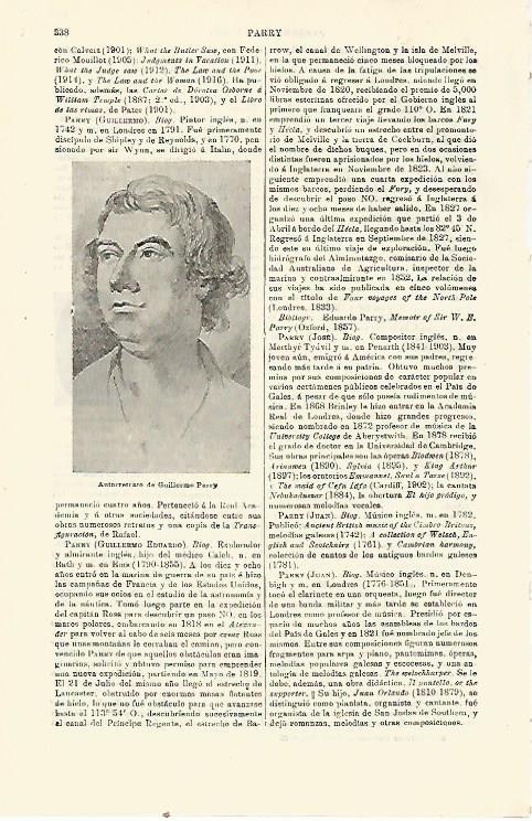LAMINA ESPASA 23386: Autorretrato de Guillermo Parry