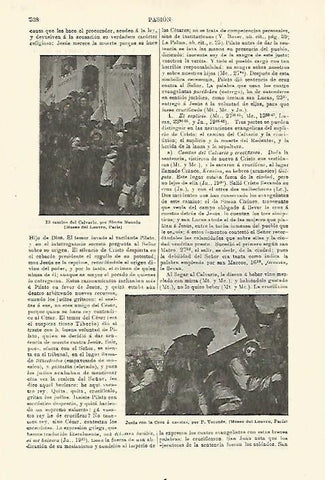 LAMINA ESPASA 23416: El camino del Calvario por Mennin