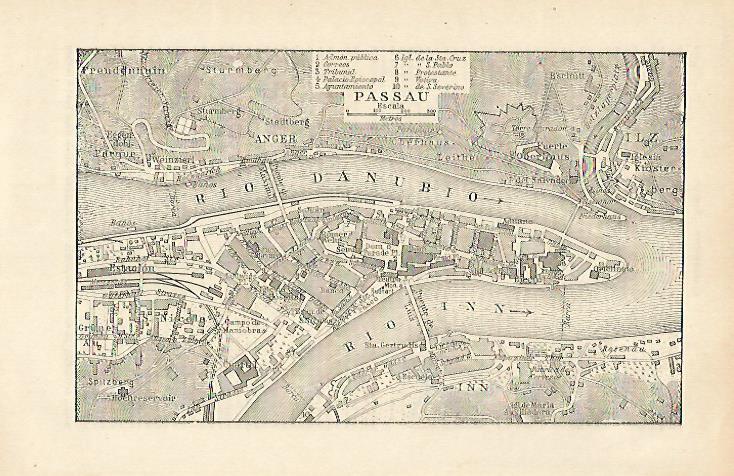 LAMINA ESPASA 23422: Plano de Passau