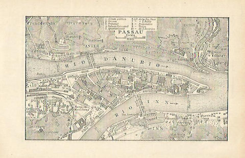 LAMINA ESPASA 23422: Plano de Passau