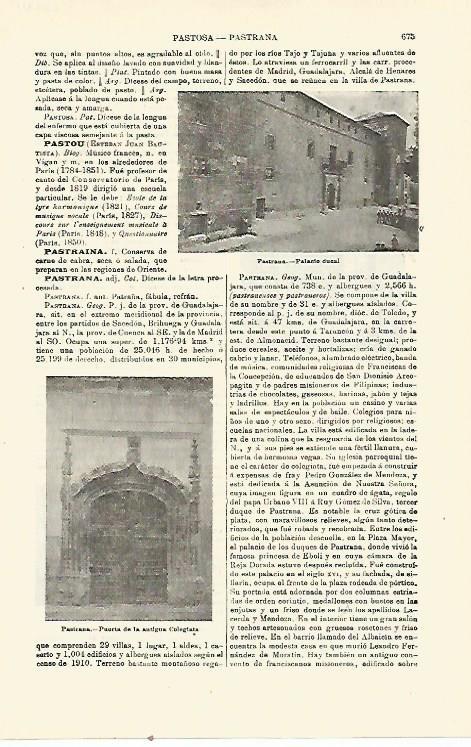 LAMINA ESPASA 23434: Palacio Ducal de Pastrana